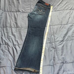 AG Adriano Goldschmied Dark Blue Flare Jeans